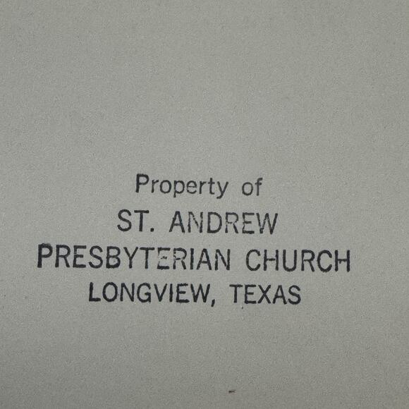 Vintage 1955 The Hymnbook by Presbyterian Church St Andrew's Longview Texas VTG - Picture 13 of 16